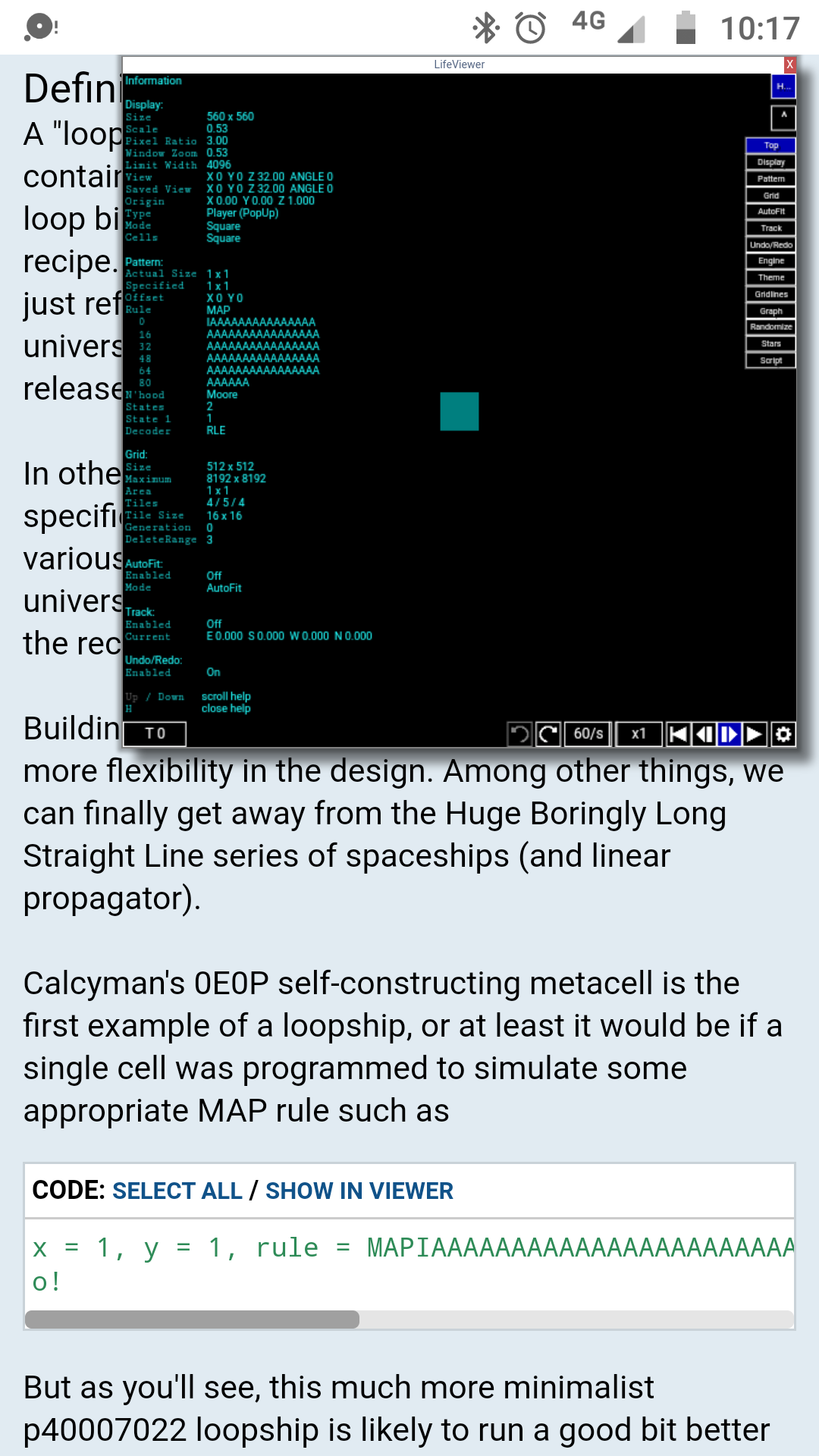 Lifeviewer scaling bug