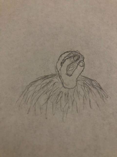 Basically the stone hand from rumors in "the eye of the world," first book in the wheel of time series.