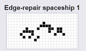 Edge-repair spaceship 1