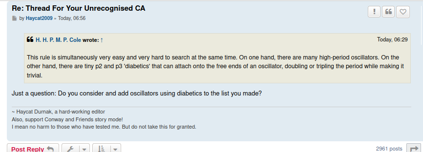 "tiny p2 and p3 'diabetics'"